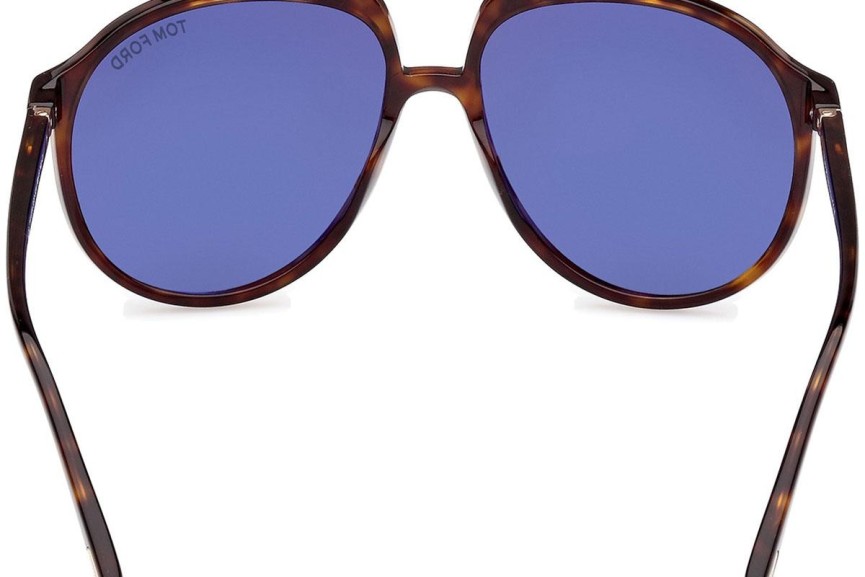 Sunčane naočale Tom Ford Archie FT1079 52V Pilotski Havana