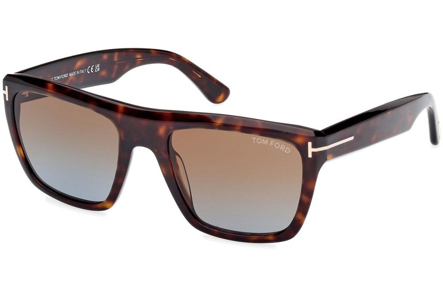 Sunčane naočale Tom Ford Alberto FT1077 52F Kvadratni Havana