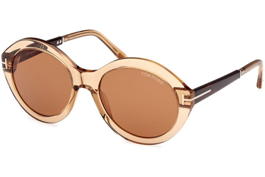 Sunčane naočale Tom Ford Seraphina FT1088 45E Okrugao Smeđi