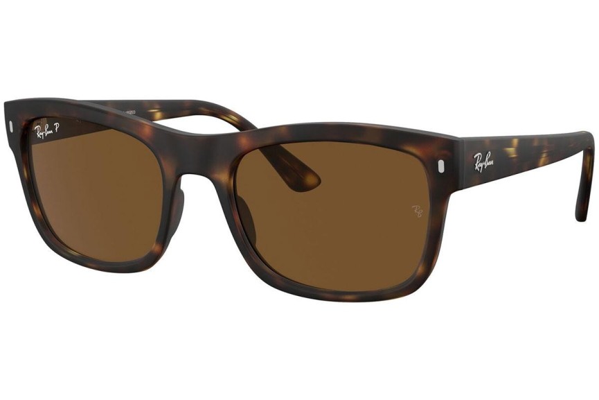 Sunčane naočale Ray-Ban RB4428 894/57 Polarized Kvadratni Havana