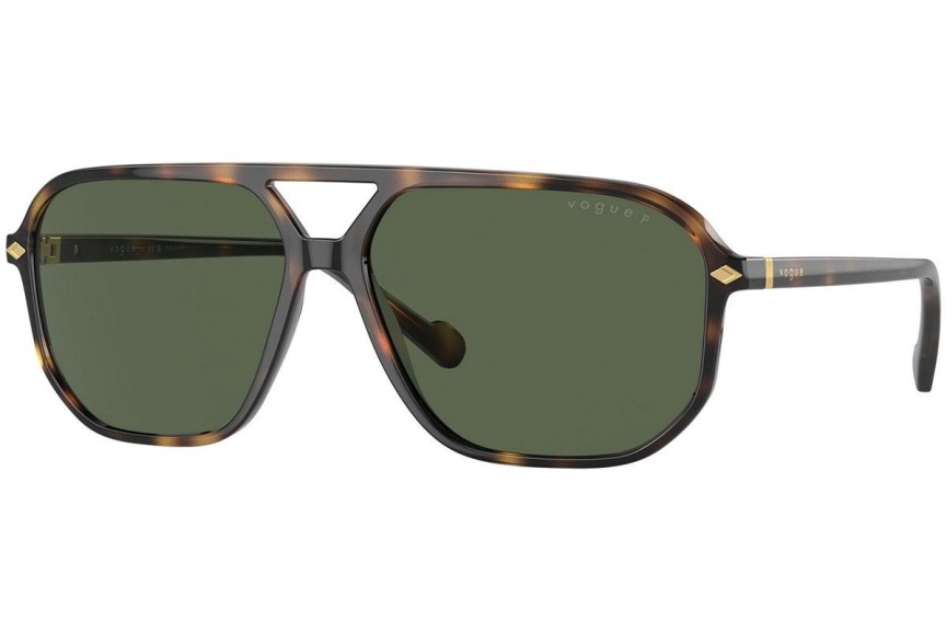 Sunčane naočale Vogue Eyewear VO5531S 27189A Polarized Pilotski Havana