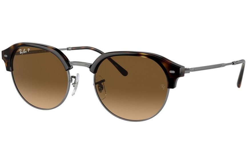 Sunčane naočale Ray-Ban RB4429 710/M2 Polarized Ovalni Havana