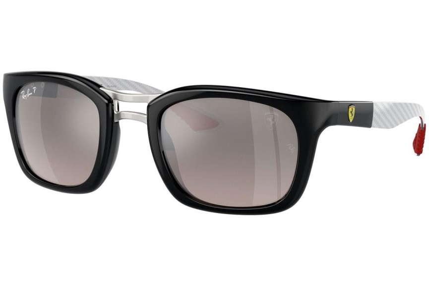 Sunčane naočale Ray-Ban RB8362M F6965J Polarized Kvadratni Crni