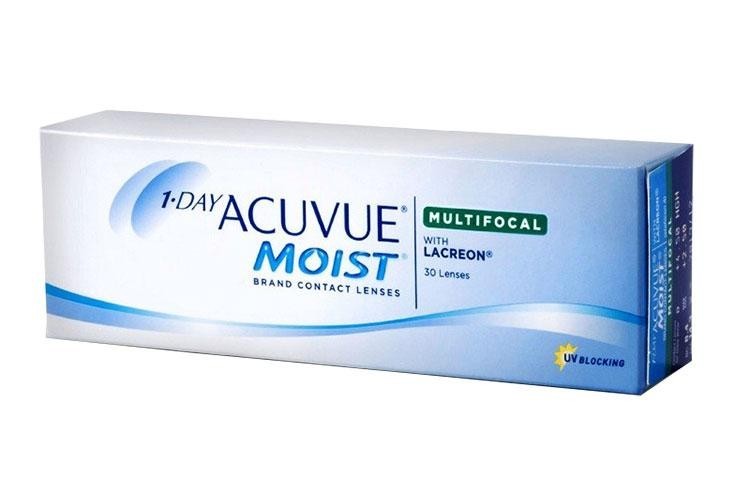 Kontaktne leće Dnevne 1 Day Acuvue Moist Multifokalne s tehnologijom Lacreon (30 leća)