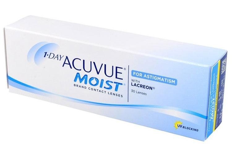 Kontaktne leće Dnevne 1 Day Acuvue Moist za Astigmatizam (30 leća)