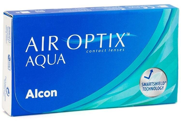 Kontaktne leće Mjesečne Air Optix Aqua (6 leća)