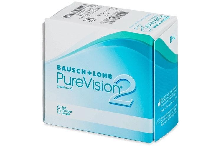 Kontaktne leće Mjesečne PureVision 2 (6 leća)