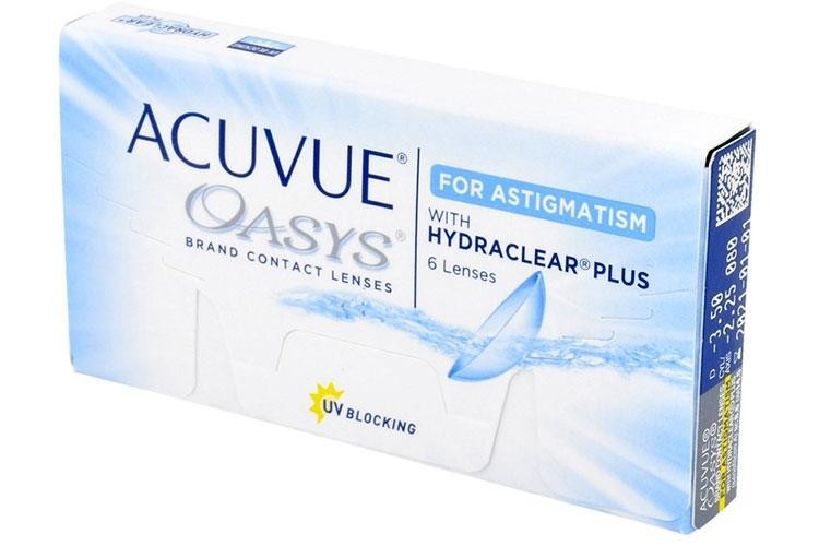 Kontaktne leće Dvotjedne Acuvue Oasys za Astigmatizam (6 leća)