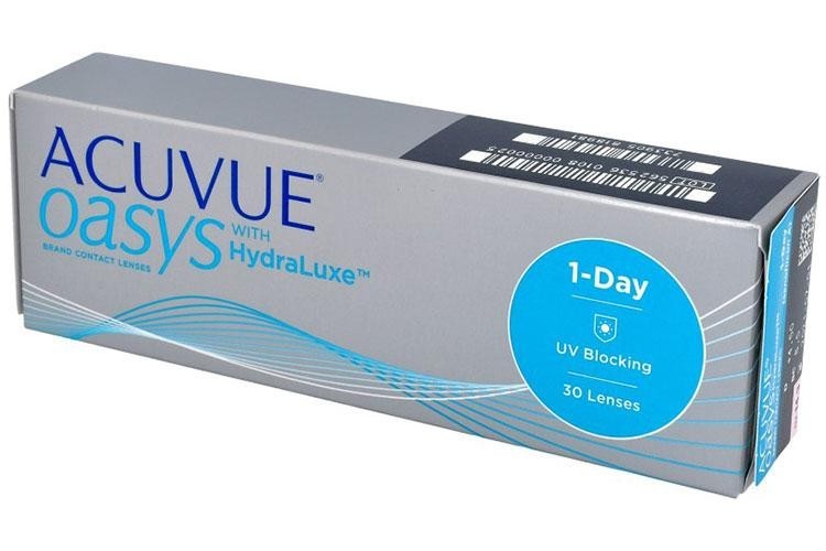 Kontaktne leće Dnevne Acuvue Oasys 1-Day s tehnologijom Hydraluxe (30 leća)