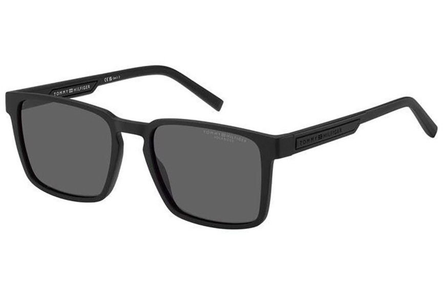 Sunčane naočale Tommy Hilfiger TH2088/S 003/M9 Polarized Pravokutan Crni