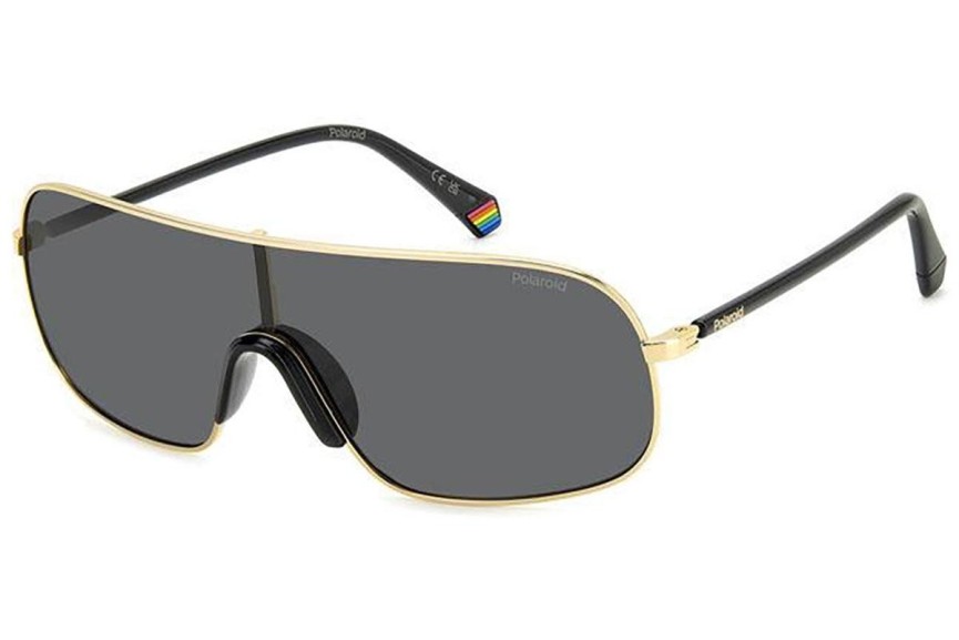 Sunčane naočale Polaroid PLD6222/S J5G/M9 Polarized Spojene | Shield Zlatni