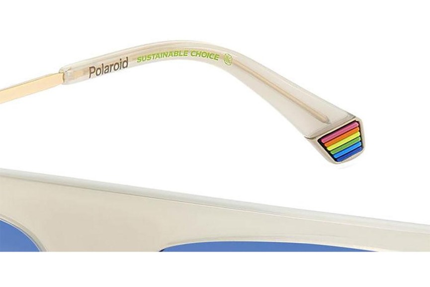 Sunčane naočale Polaroid PLD6221/S/X 10A/Z7 Polarized Flat Top Bež