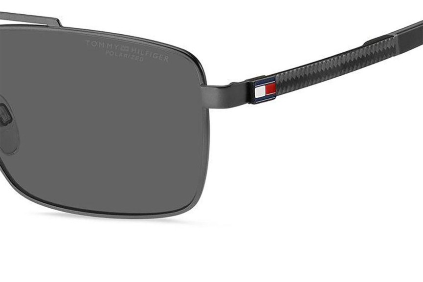 Sunčane naočale Tommy Hilfiger TH2078/S SVK/M9 Polarized Pravokutan Sivi