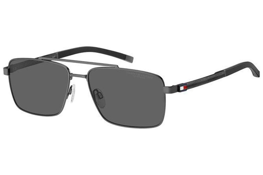 Sunčane naočale Tommy Hilfiger TH2078/S SVK/M9 Polarized Pravokutan Sivi