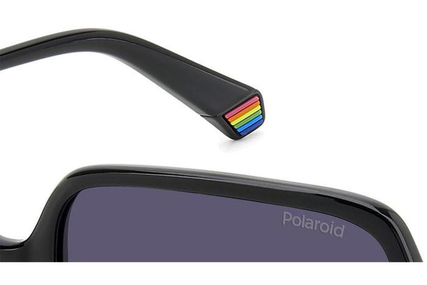 Sunčane naočale Polaroid PLD6219/S 807/WJ Polarized Kvadratni Crni