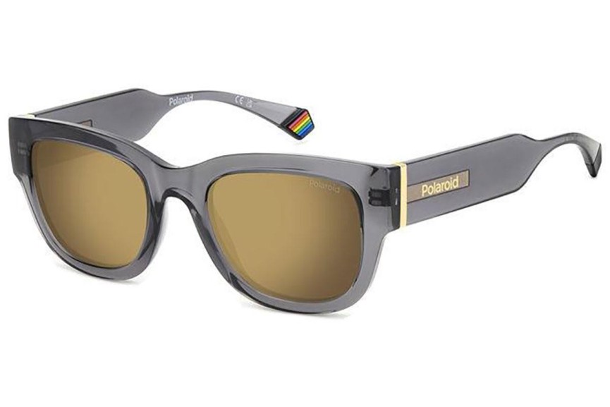 Sunčane naočale Polaroid PLD6213/S/X RIW/LM Polarized Pravokutan Sivi