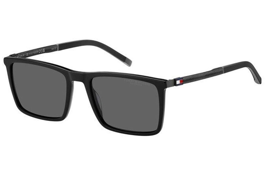 Sunčane naočale Tommy Hilfiger TH2077/S 807/M9 Polarized Pravokutan Crni