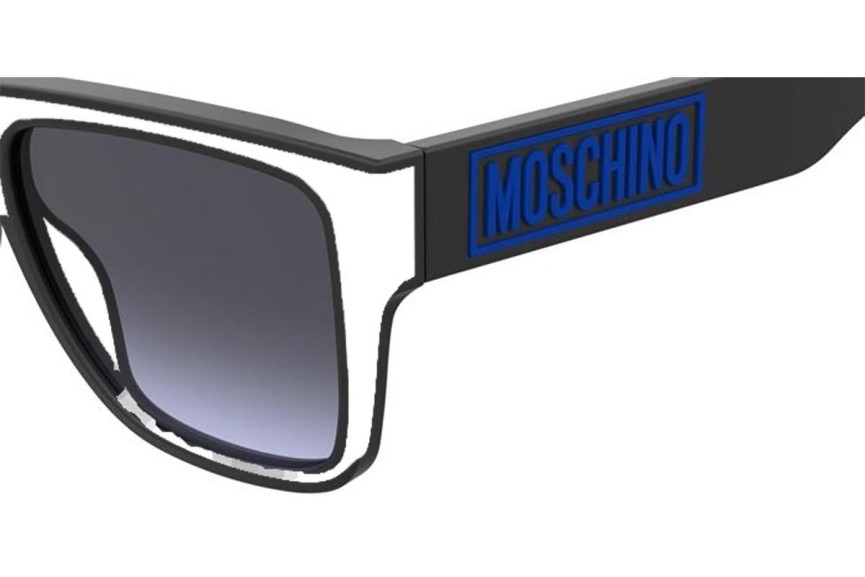 Sunčane naočale Moschino MOS167/S 003/GB Pravokutan Crni