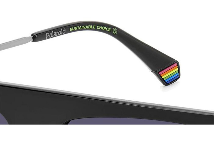 Sunčane naočale Polaroid PLD6221/S/X 807/WJ Polarized Flat Top Crni