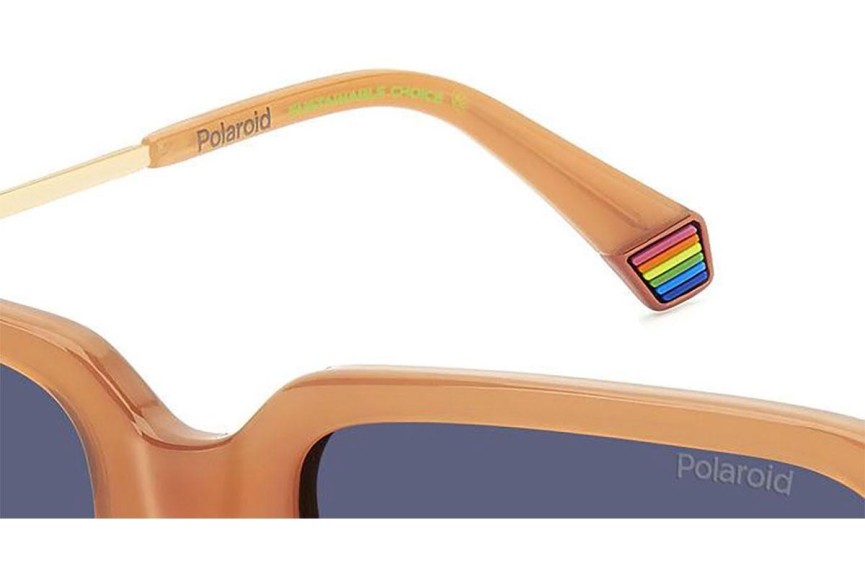 Sunčane naočale Polaroid PLD6220/S/X L7Q/C3 Polarized Pravokutan Narančasti