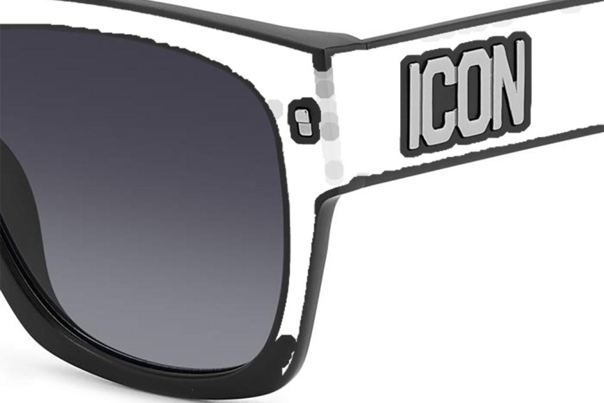 Sunčane naočale Dsquared2 ICON0004/S P5I/9O Kvadratni Crni