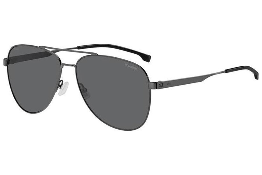 Sunčane naočale BOSS BOSS1641/S V81/M9 Polarized Pilotski Sivi