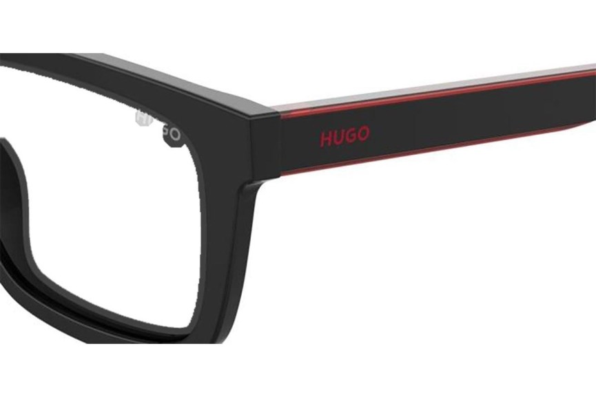 Sunčane naočale HUGO HG1297/S OIT/IR Flat Top Crni