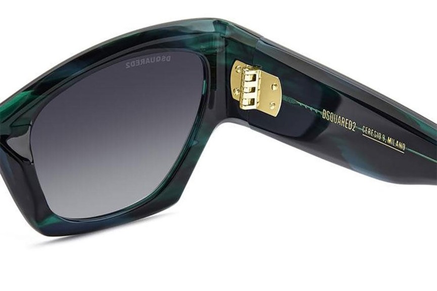 Sunčane naočale Dsquared2 D20132/S 6AK/9O Cat Eye Zeleni