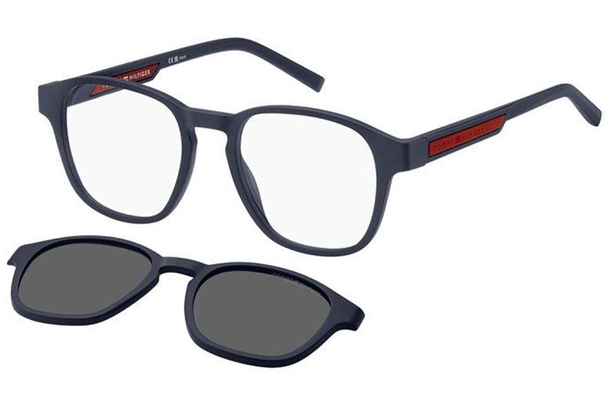 Naočale Tommy Hilfiger TH2085/CS FLL/M9 Polarized Pravokutan Plavi