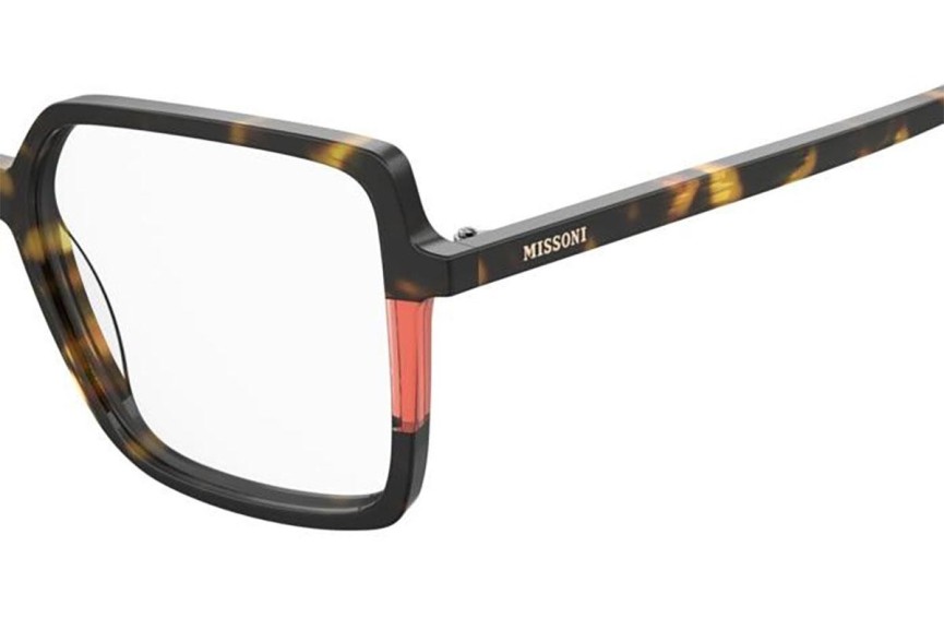 Naočale Missoni MIS0176 L9G Kvadratni Havana