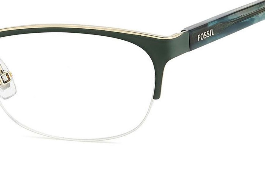 Naočale Fossil FOS7171/G 1ED Cat Eye Zeleni