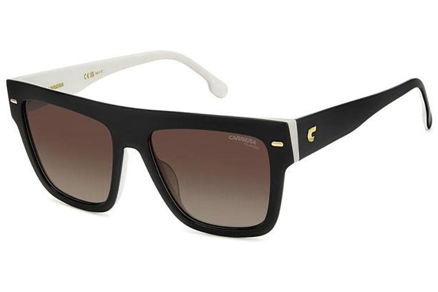 Sunčane naočale Carrera CARRERA3016/S 80S/LA Polarized Flat Top Crni