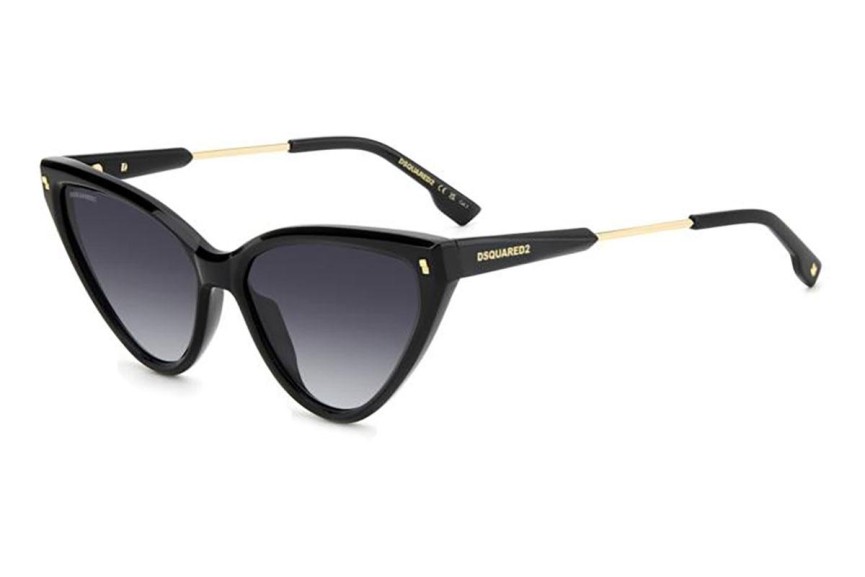 Sunčane naočale Dsquared2 D20134/S 807/9O Cat Eye Crni