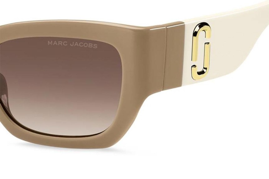 Sunčane naočale Marc Jacobs MARC723/S 10A/HA Pravokutan Bež