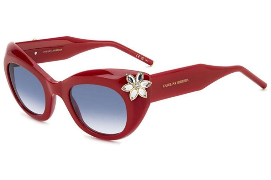 Sunčane naočale Carolina Herrera HER0215/S C9A/08 Cat Eye Crveni