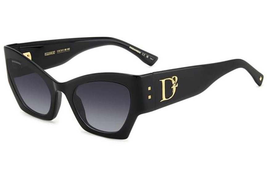 Sunčane naočale Dsquared2 D20132/S 807/9O Cat Eye Crni