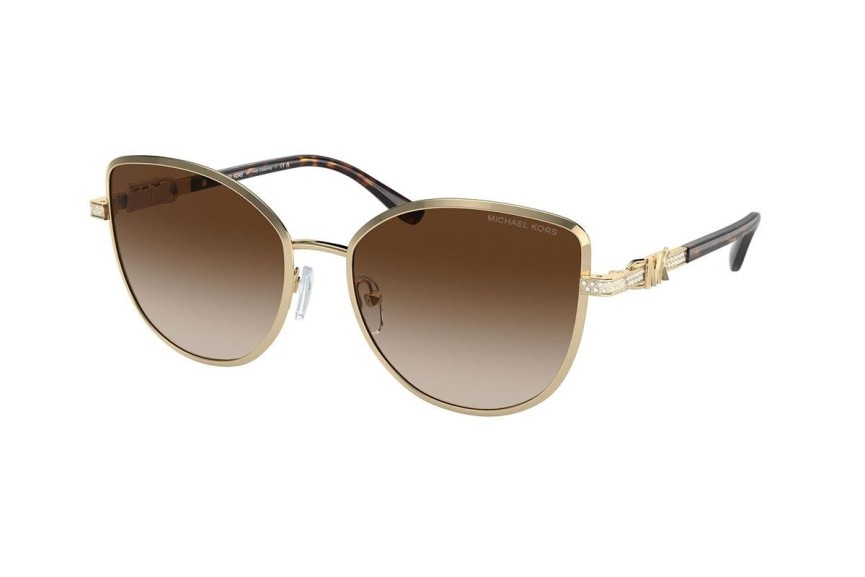 Sunčane naočale Michael Kors Catalonia MK1144B 101413 Cat Eye Zlatni