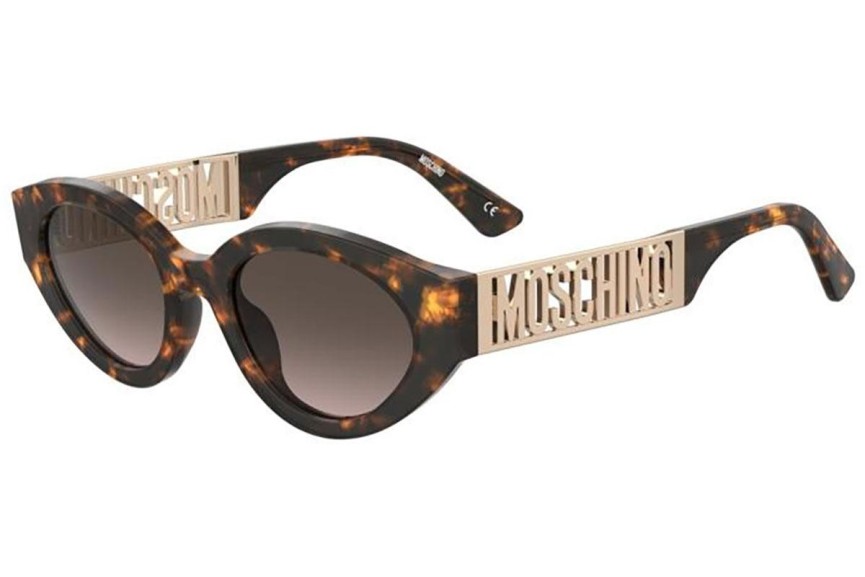 Sunčane naočale Moschino MOS160/S 086/HA Ovalni Havana