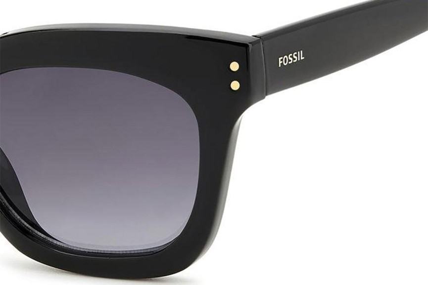 Sunčane naočale Fossil FOS3153/G/S 807/9O Cat Eye Crni