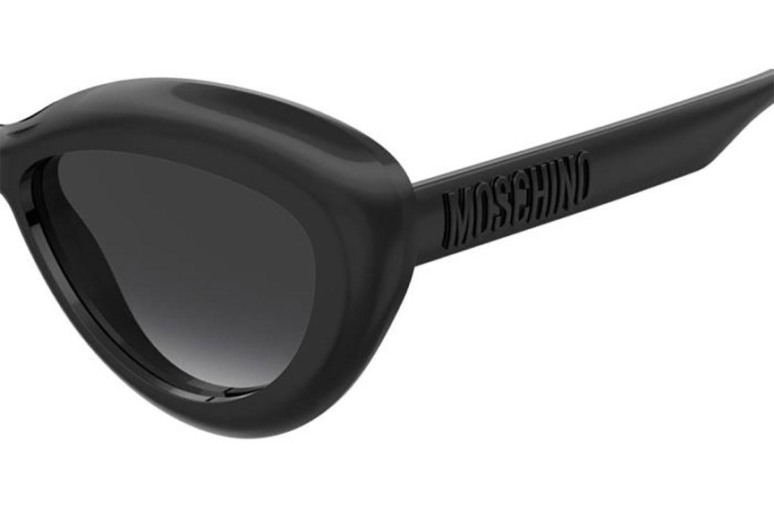 Sunčane naočale Moschino MOS163/S 807/9O Cat Eye Crni