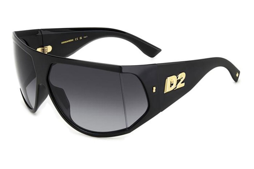 Sunčane naočale Dsquared2 D20124/S 2M2/9O Flat Top Crni