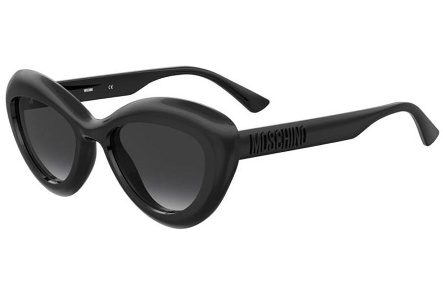 Sunčane naočale Moschino MOS163/S 807/9O Cat Eye Crni