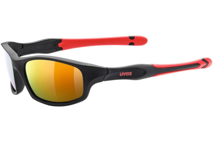 Sunčane naočale uvex sportstyle 507 Matte Black / Red S3 Kvadratni Crni