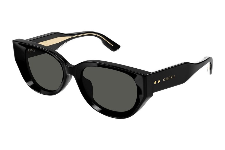 Sunčane naočale Gucci GG1532SA 001 Cat Eye Crni