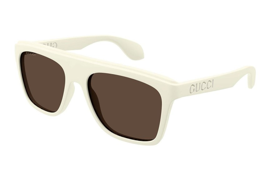 Sunčane naočale Gucci GG1570S 003 Pravokutan Bijeli