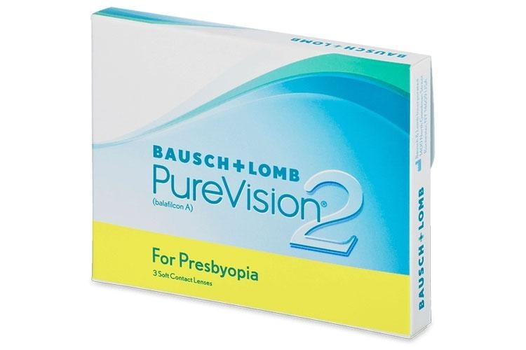 Kontaktne leće Mjesečne PureVision2 for Presbyopia (3 leća)