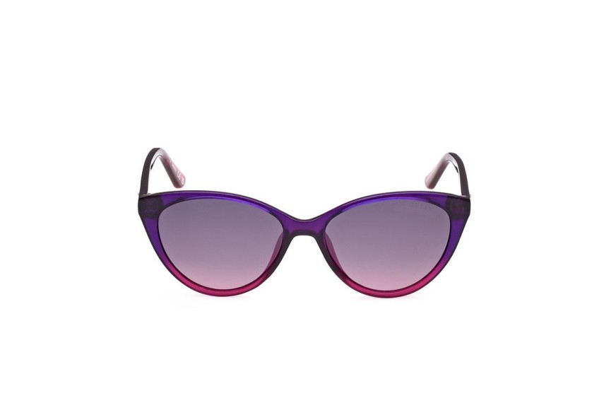 Sunčane naočale Guess GU8291 77B Cat Eye Ljubičasti