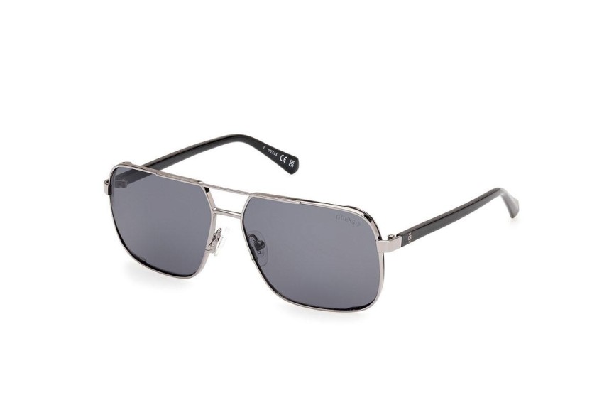 Sunčane naočale Guess GU00119 08D Polarized Kvadratni Sivi