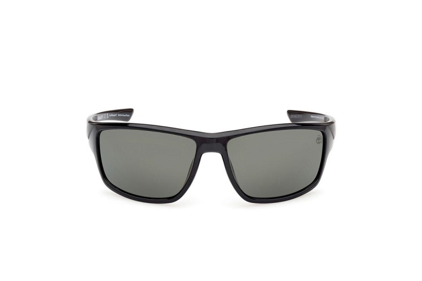 Sunčane naočale Timberland TB00003 01R Polarized Pravokutan Crni