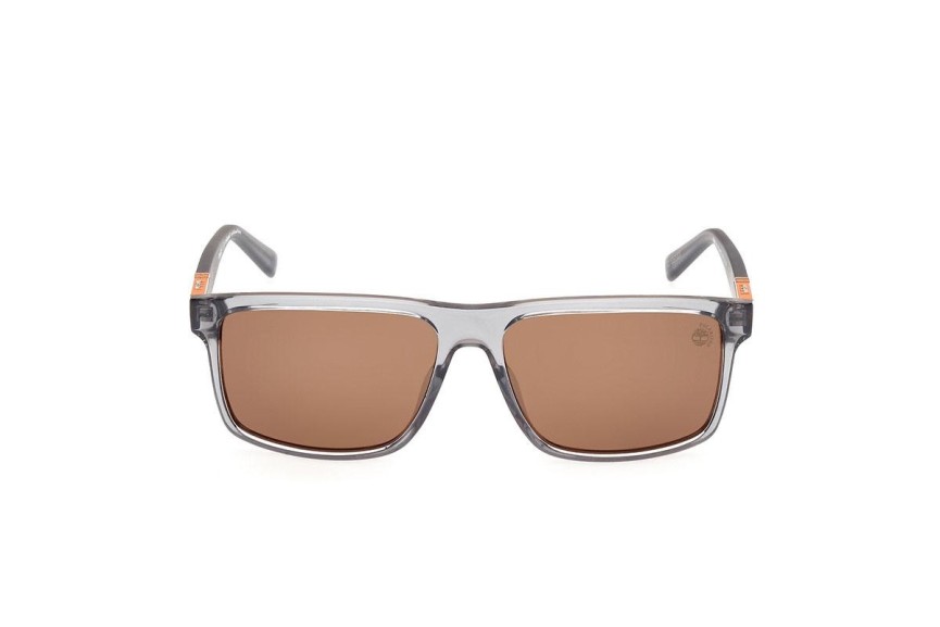 Sunčane naočale Timberland TB00006 20H Polarized Pravokutan Sivi